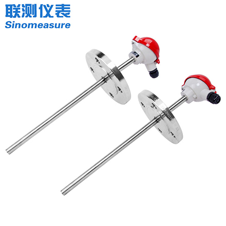 聯測-鎧裝式溫度傳感器-法蘭安裝